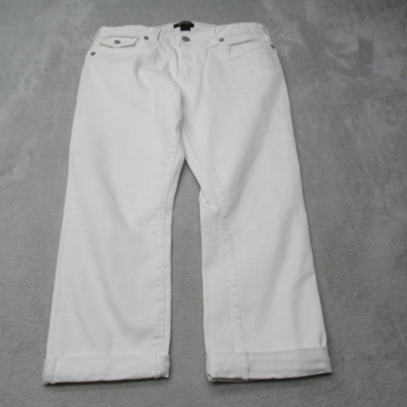 True Religion Jennie Curvy Jeans Women Mid Rise Skinny 32X24 Tapered Capri Denim - Picture 2 of 16